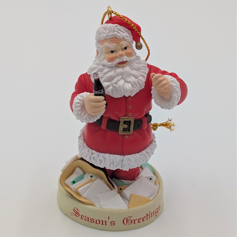 2000 Coca-Cola Cavanagh Santa Season's Greetings Ornament Trim-A-Tree Box